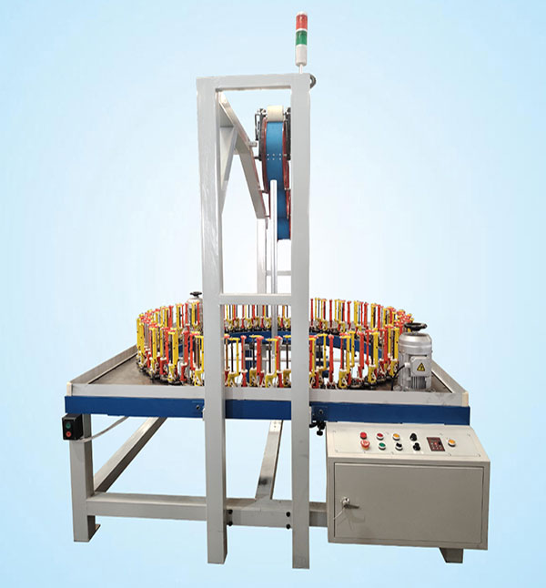 90-120錠玻纖膠管編織機